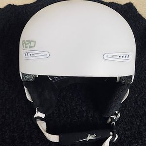 White Snowboarding Helmet